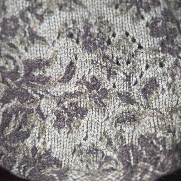 Oilily Lacey Bottom Long Sleeve Wool Blend Cardigan Sweater Woman's Size XL - Picture 4 of 11